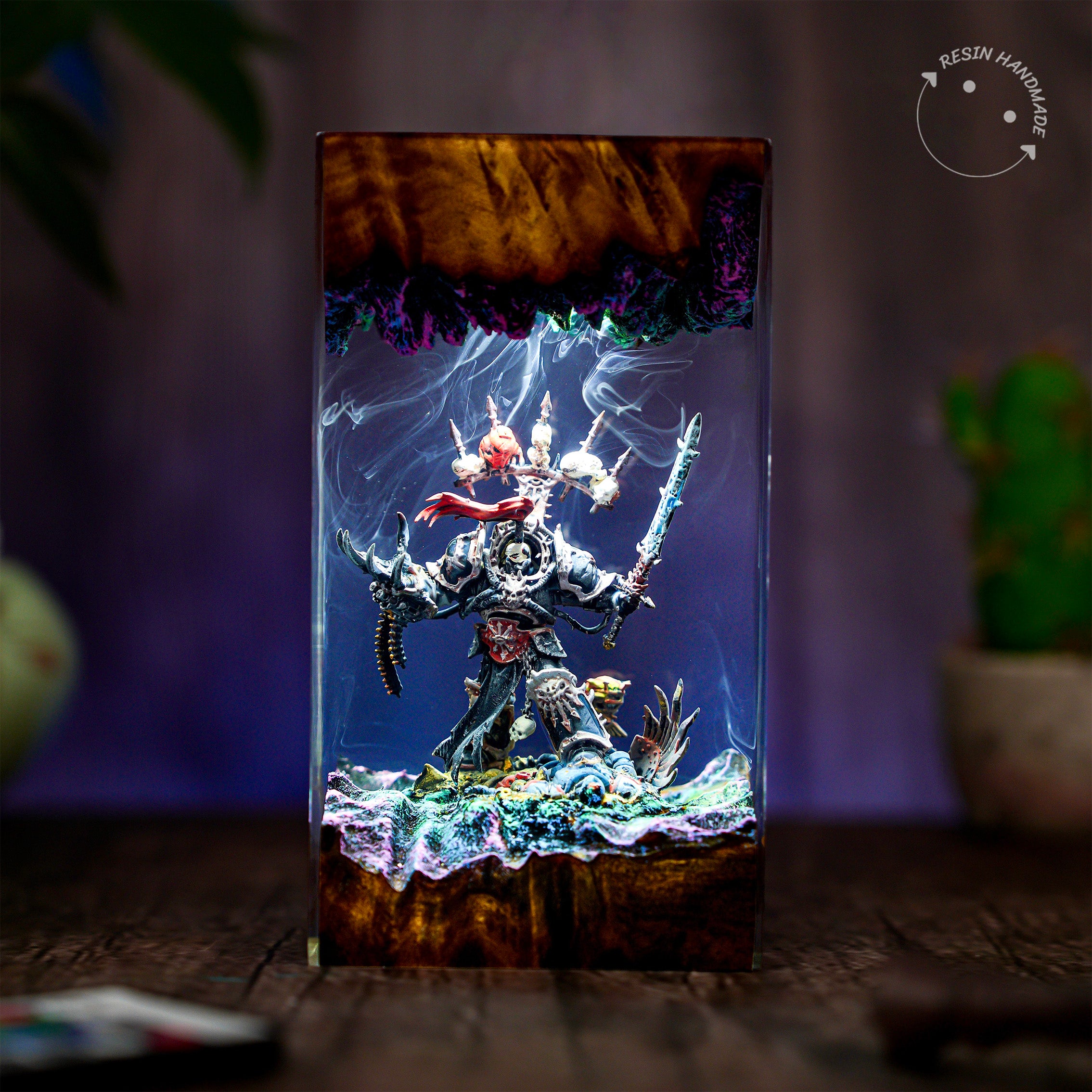 Abaddon Warhammer  Resin Handmade Lamp