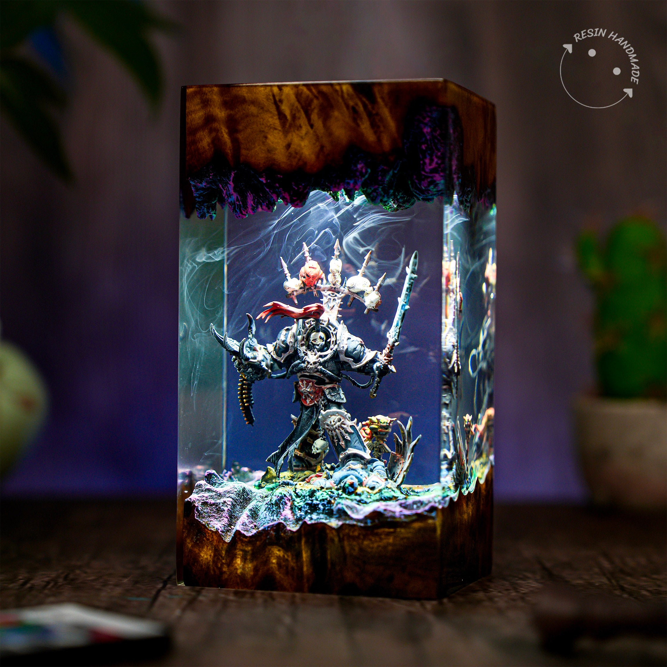 Abaddon Warhammer  Resin Handmade Lamp