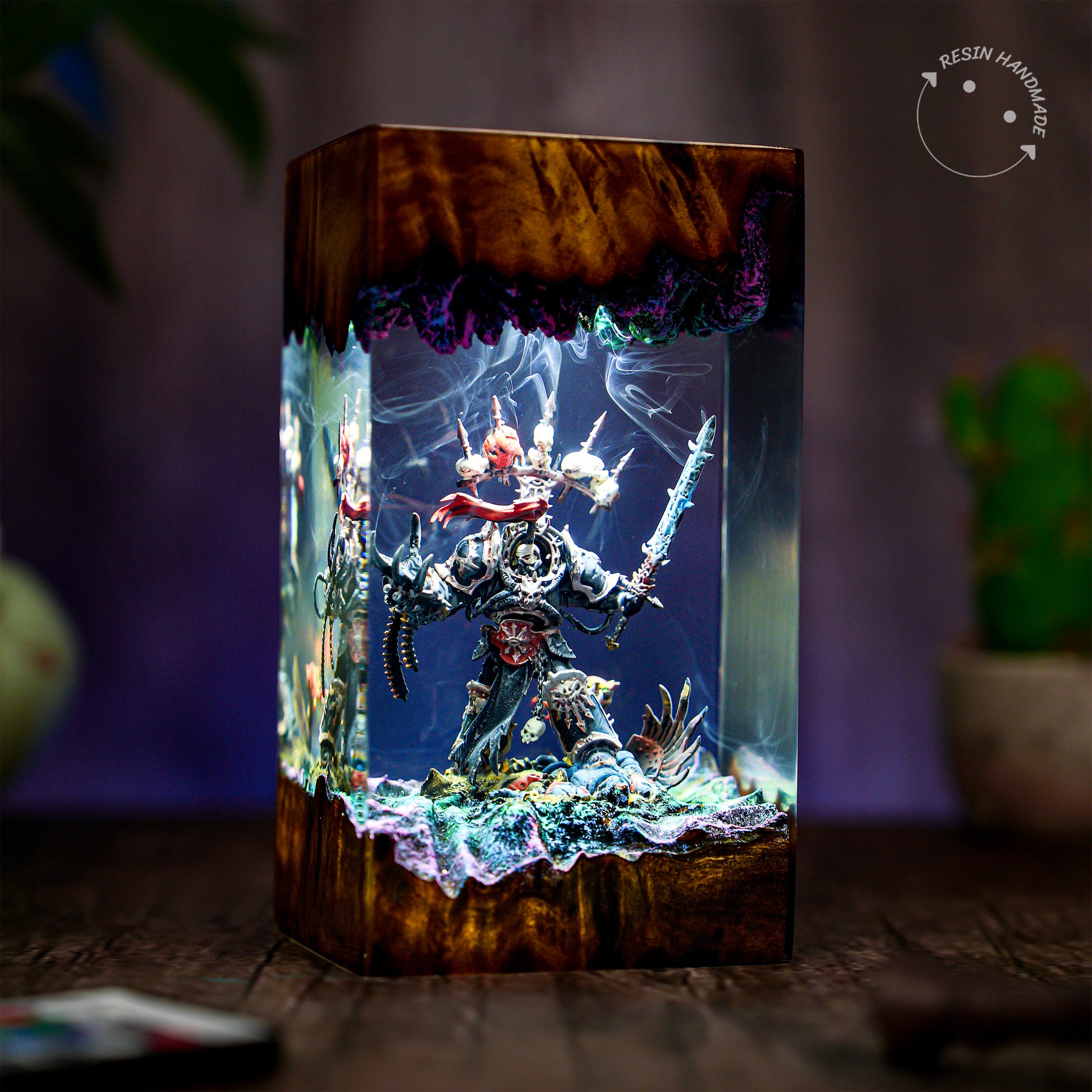 Abaddon Warhammer  Resin Handmade Lamp