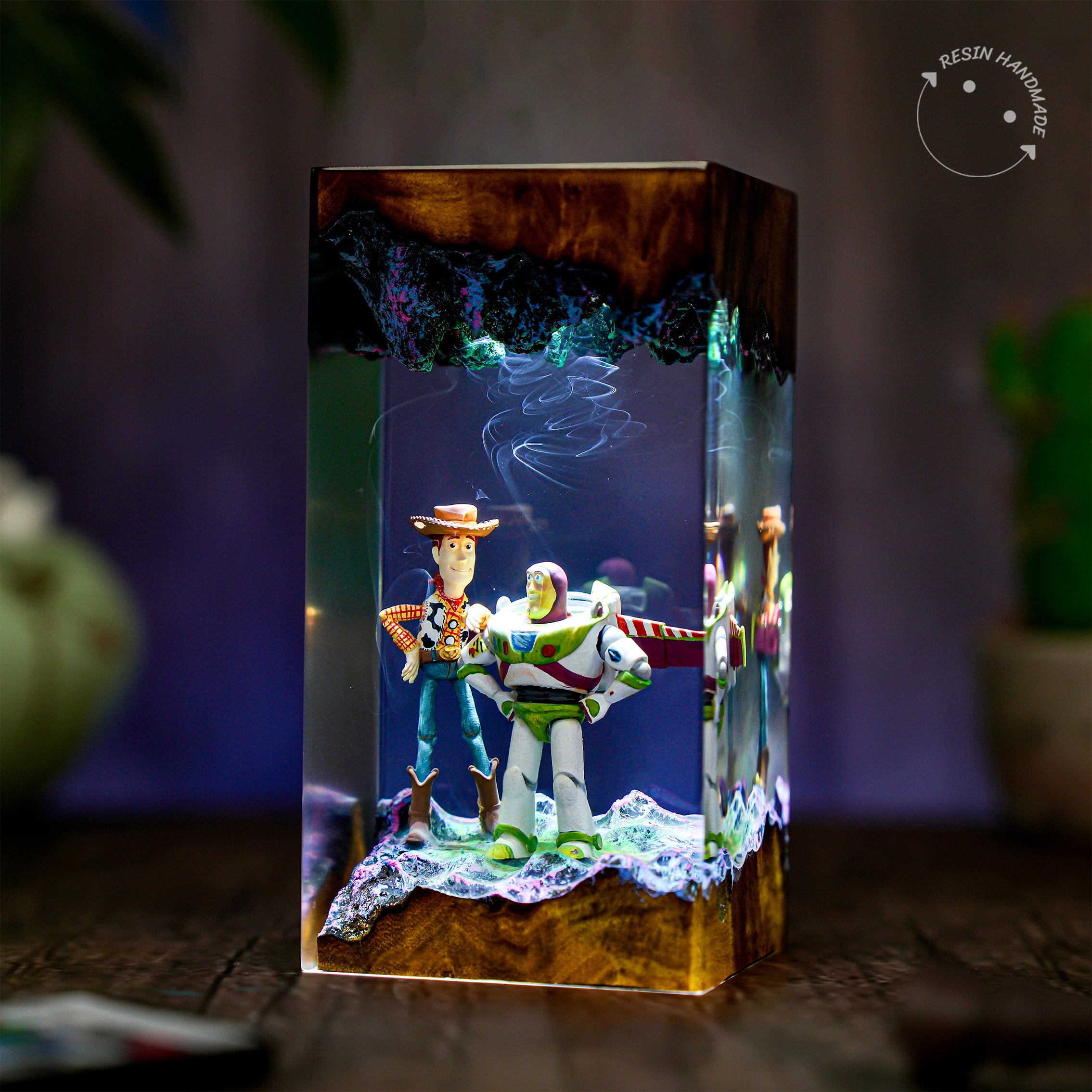 Woody & Buzz Toy Story Resin Handmade Lamp
