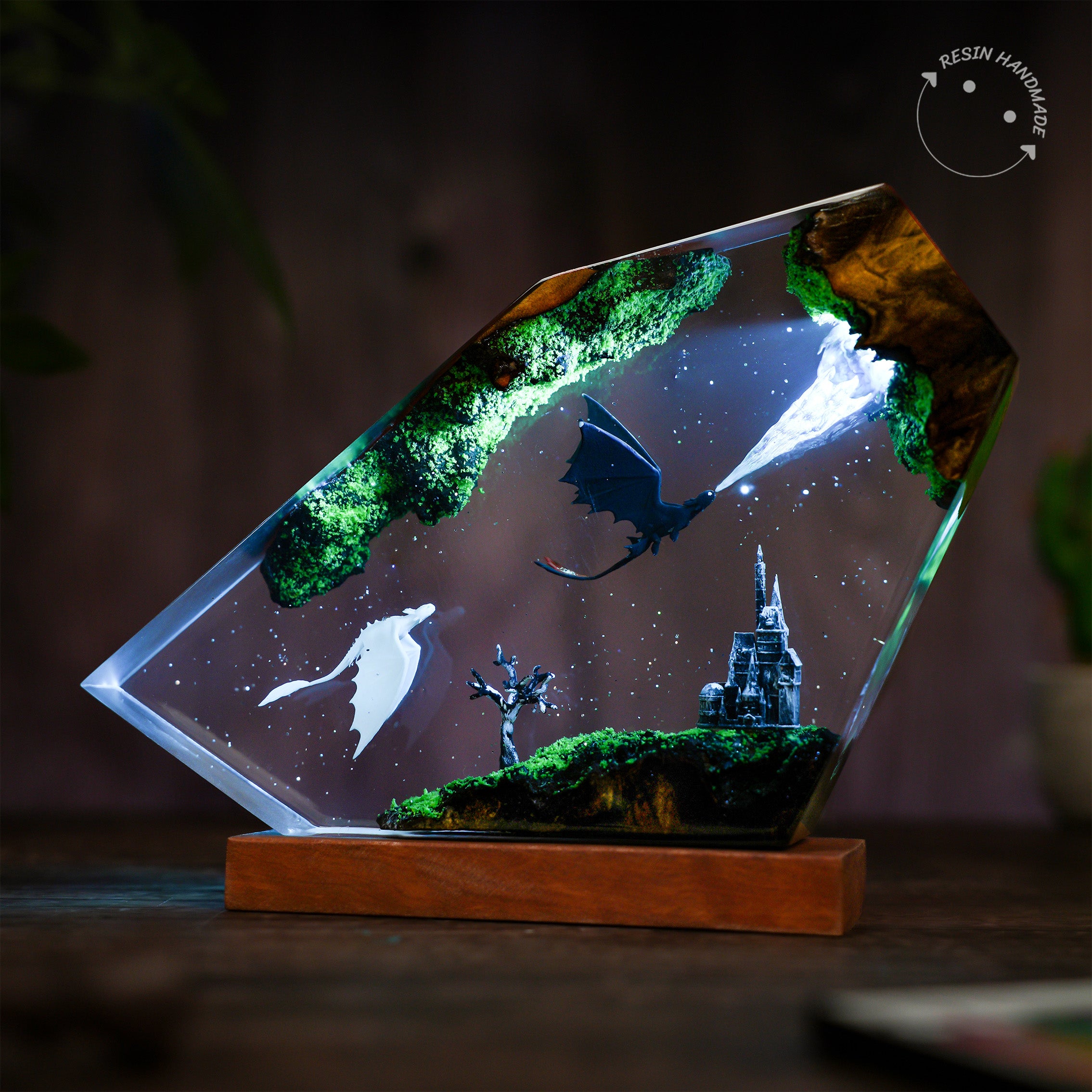 Toothless - How to Train Your Dragon Resin Handmade Lamp