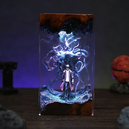 Jin‑woo Solo Leveling V2 Resin Handmade Lamp