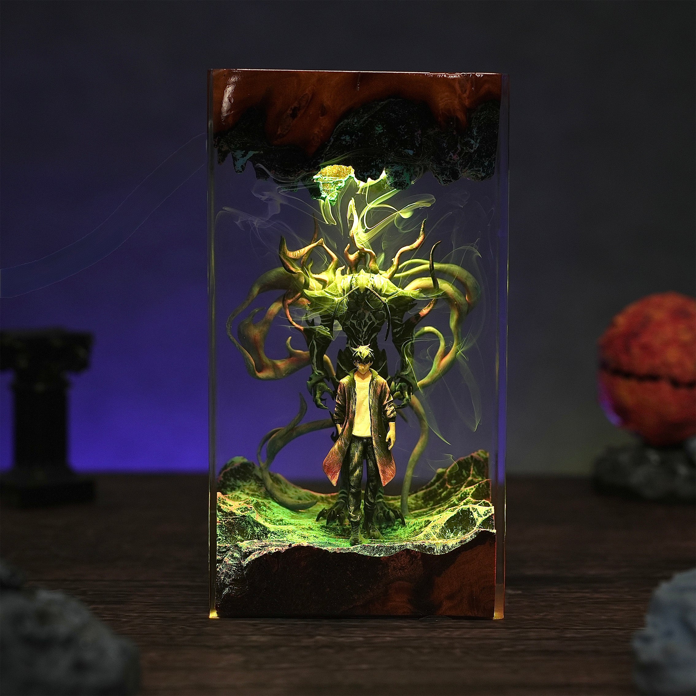 Jin‑woo Solo Leveling V2 Resin Handmade Lamp
