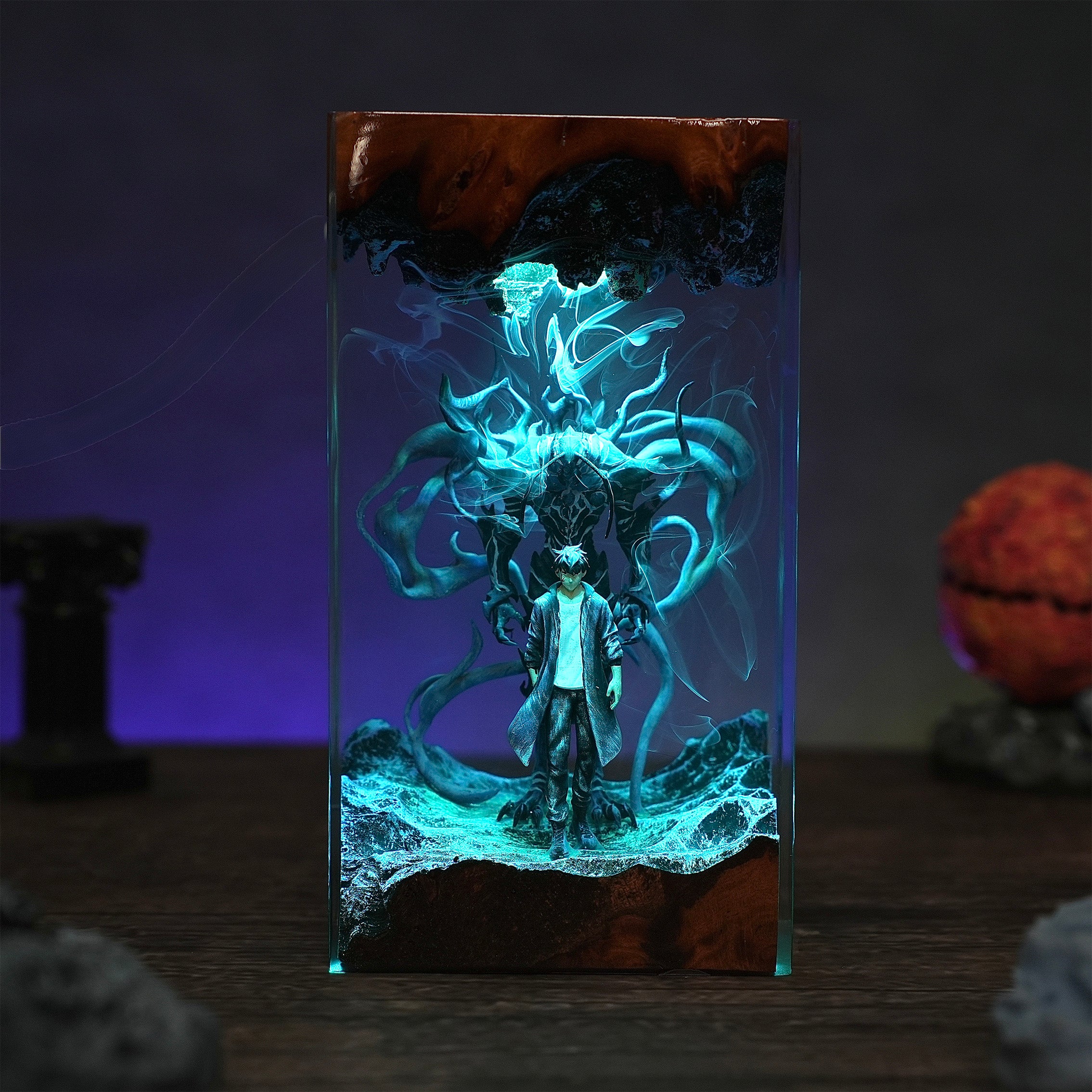 Jin‑woo Solo Leveling V2 Resin Handmade Lamp