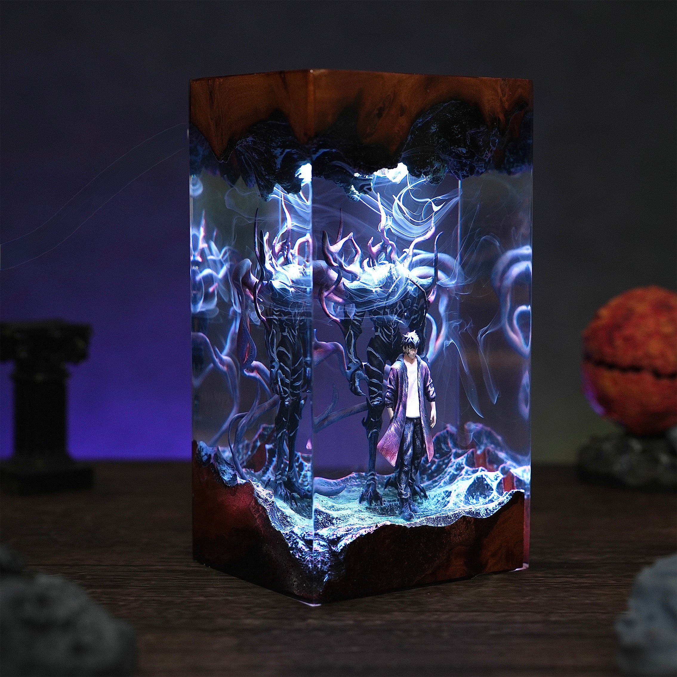 Jin‑woo Solo Leveling V2 Resin Handmade Lamp