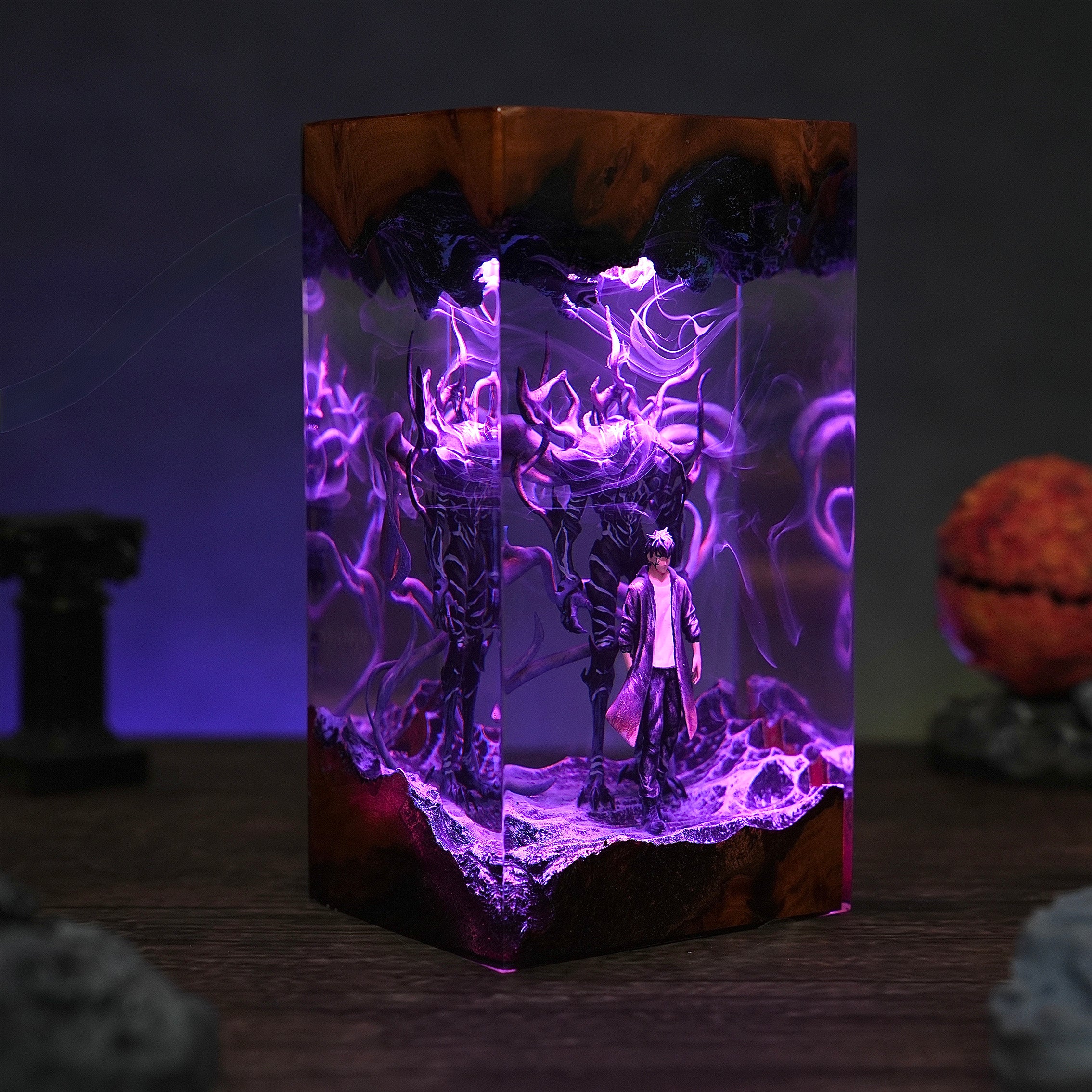 Jin‑woo Solo Leveling V2 Resin Handmade Lamp
