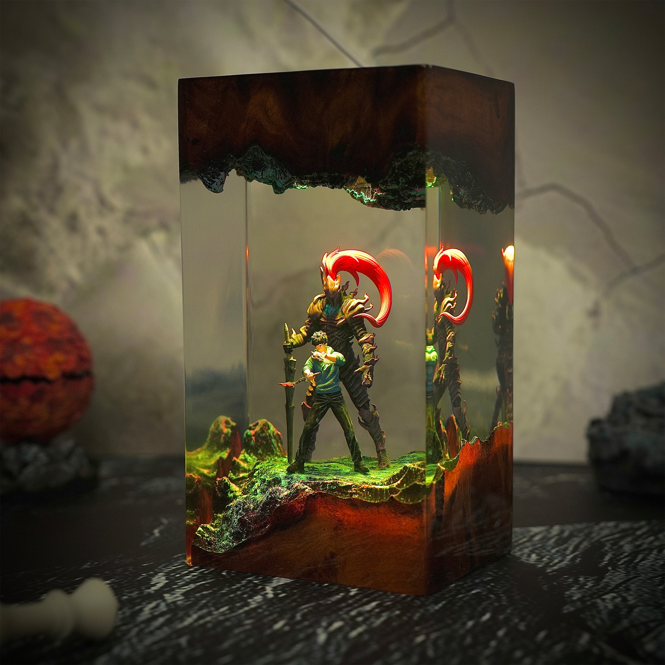 Jin‑woo Solo Leveling V1 Resin Handmade Lamp