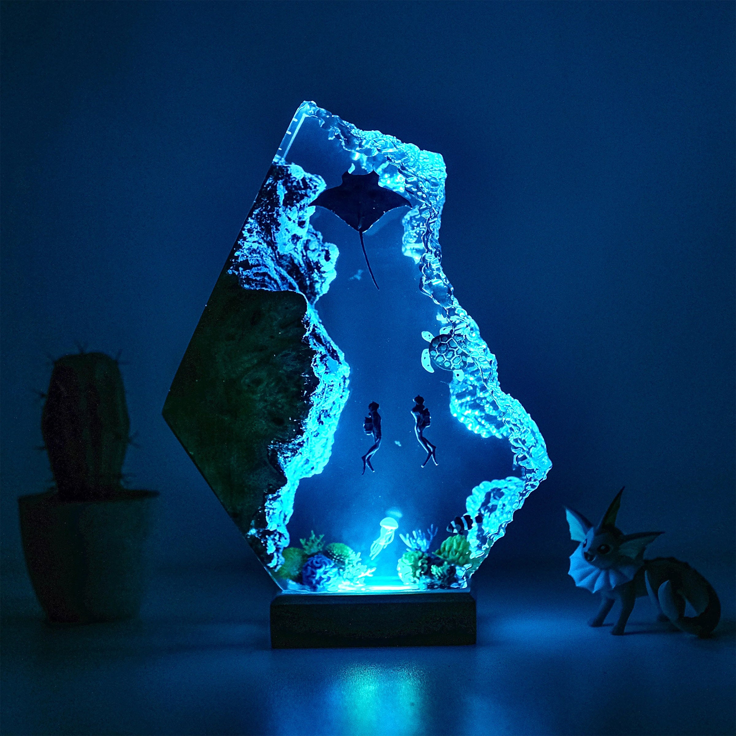 Ocean S7 Resin Handmade Lamp