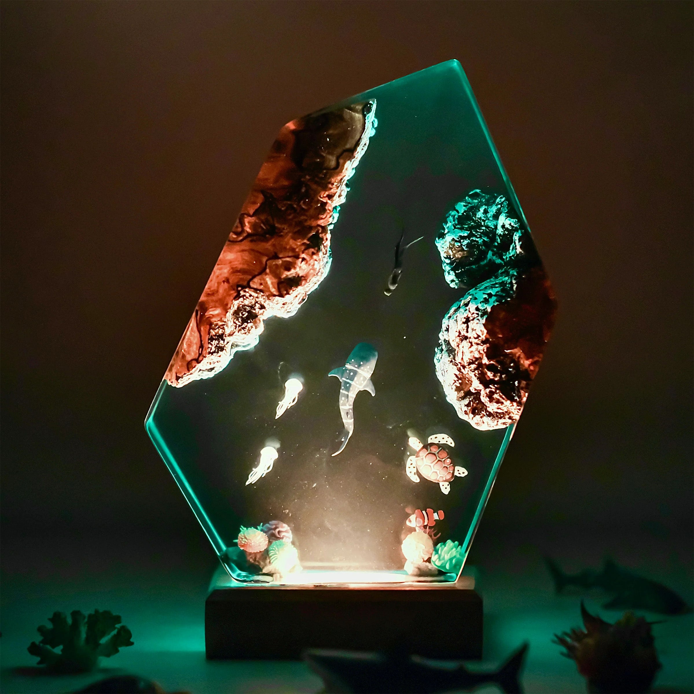 Ocean S5 Resin Handmade Lamp