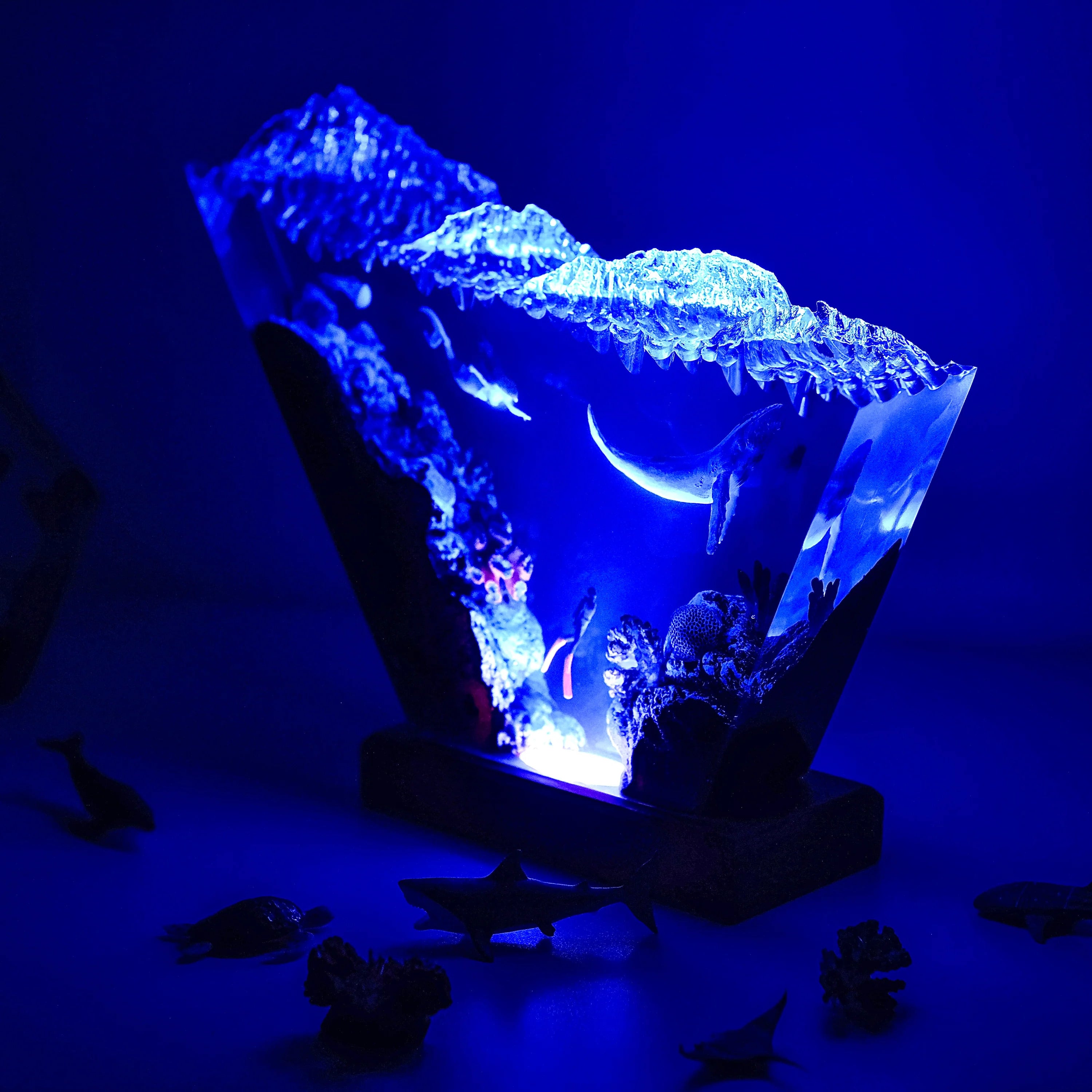 Ocean S3 Resin Handmade Lamp