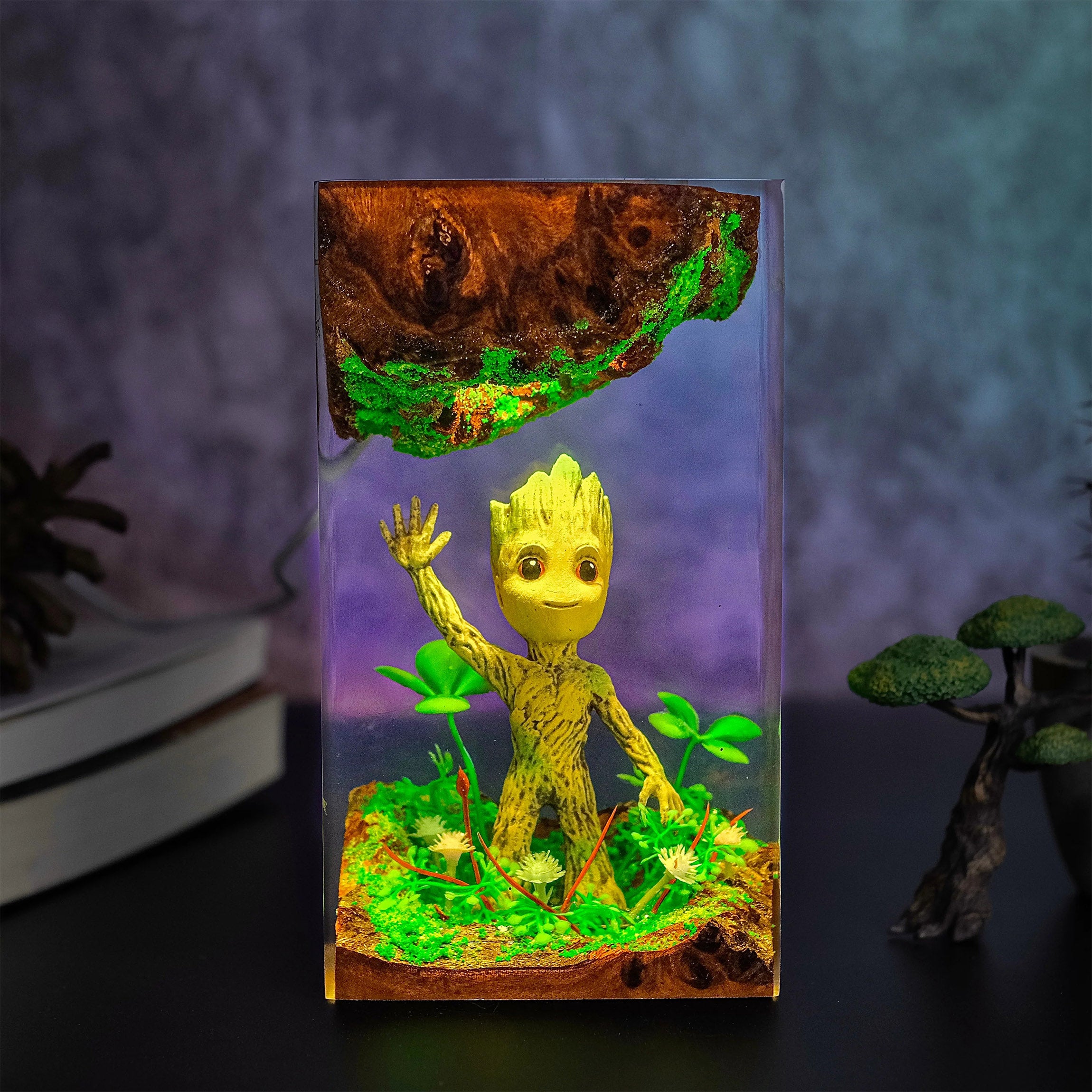 GROOT Resin Handmade Lamp