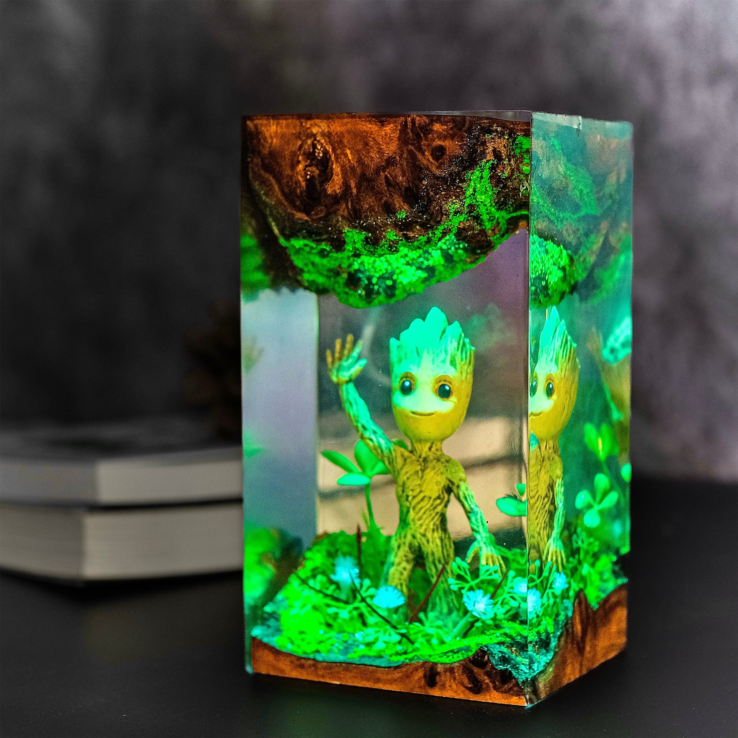 GROOT Resin Handmade Lamp