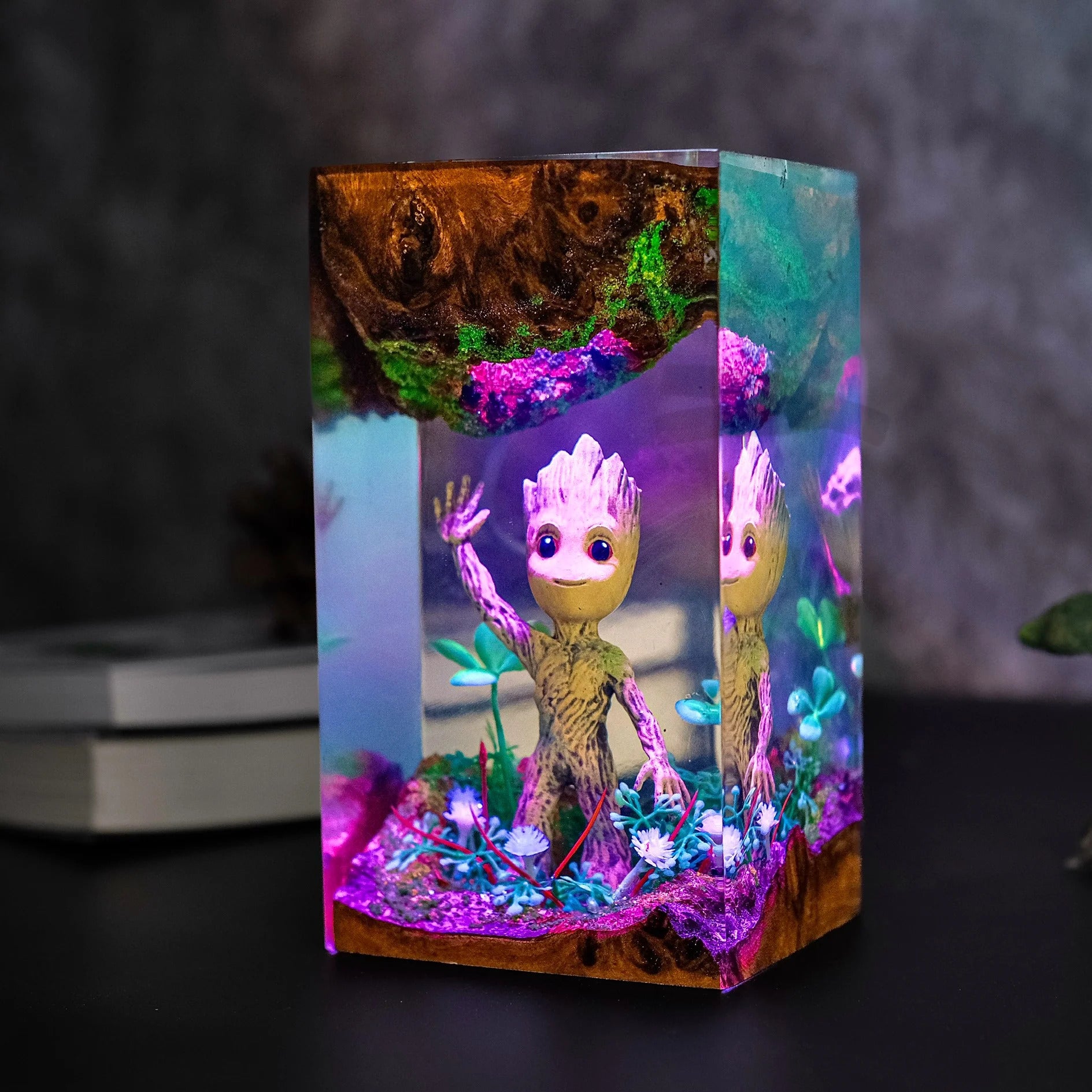 GROOT Resin Handmade Lamp