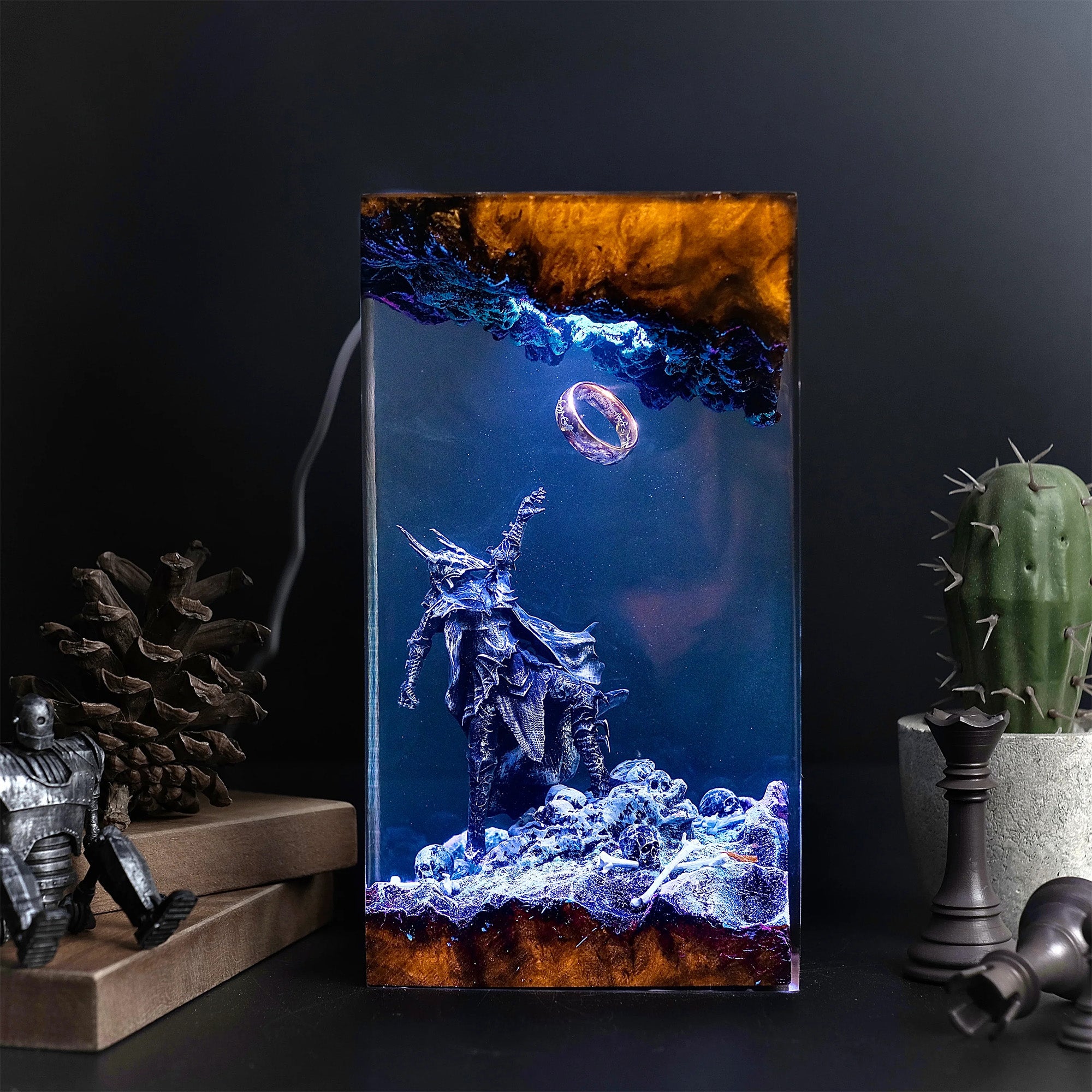 SAURON V1 The Lord of the Rings Resin Handmade Lamp