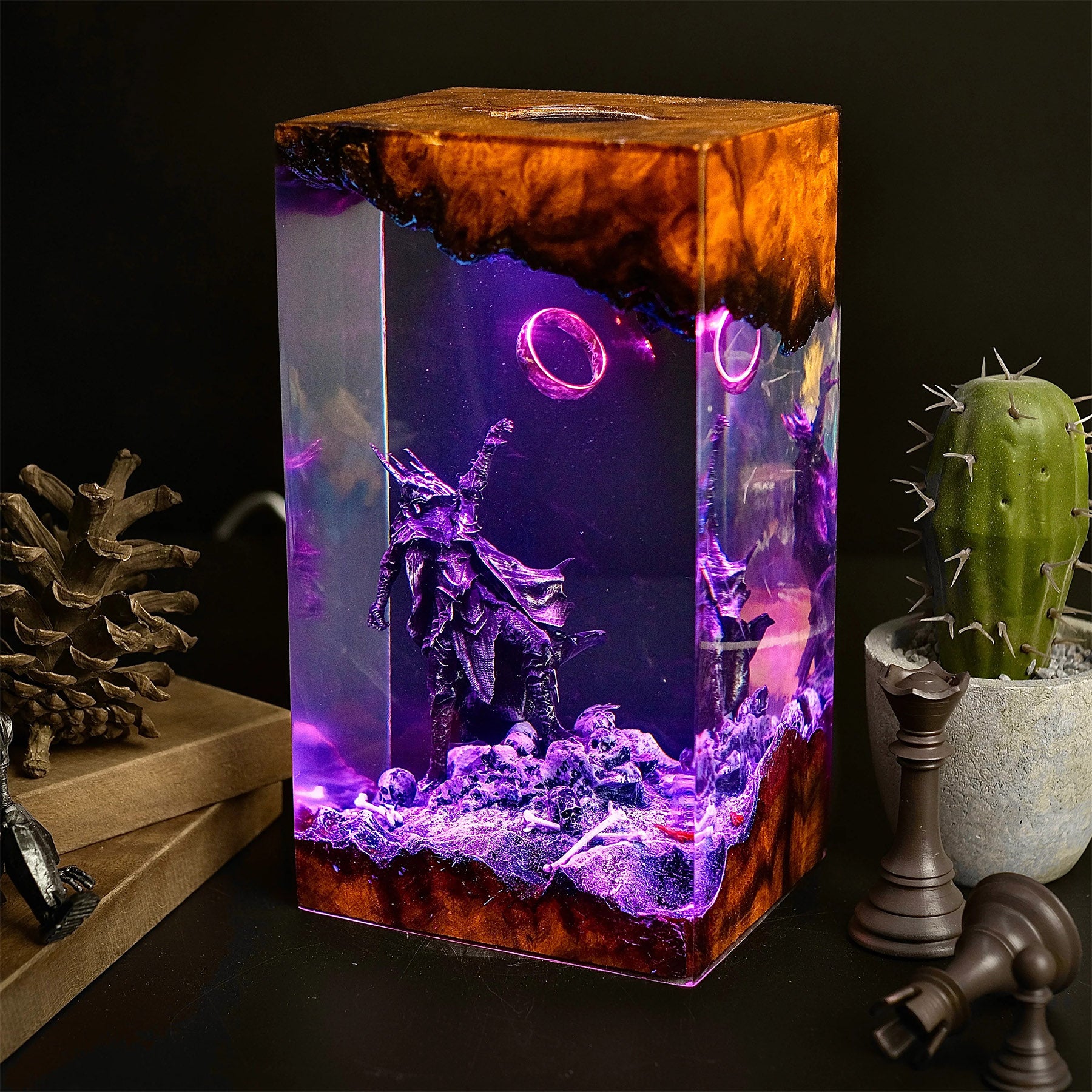 SAURON V1 The Lord of the Rings Resin Handmade Lamp