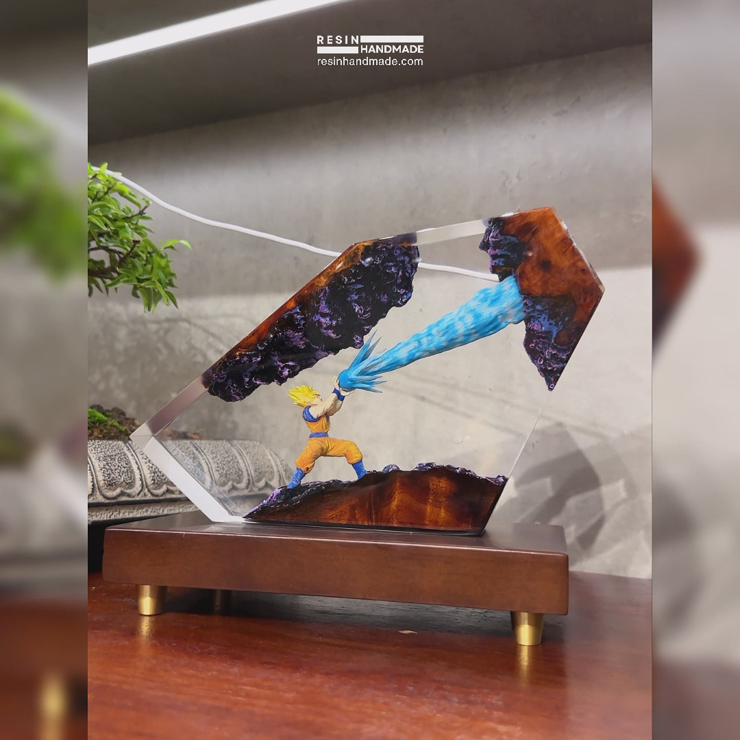 SONGOKU Dragon Ball Resin Handmade Lamp
