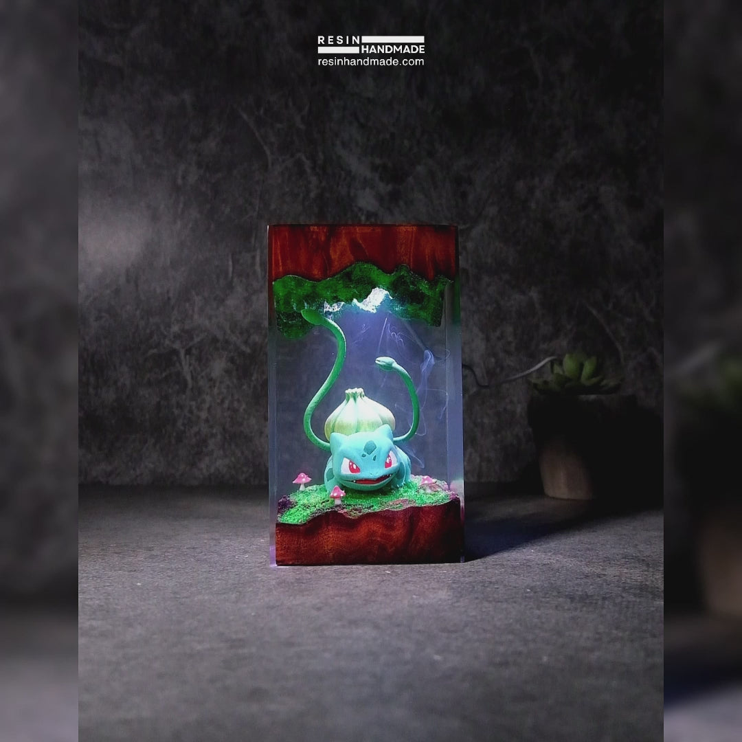 BULBASAUR Pokemon Resin Handmade Lamp