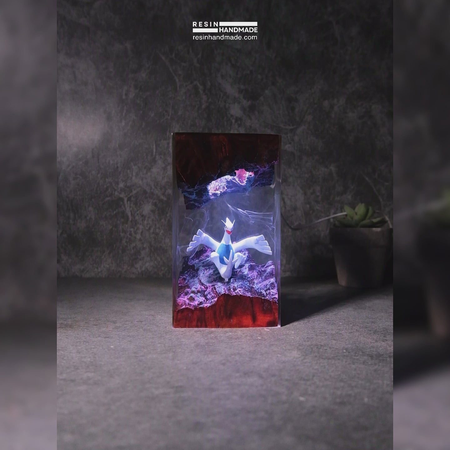 LUGIA Pokemon Resin Handmade Lamp