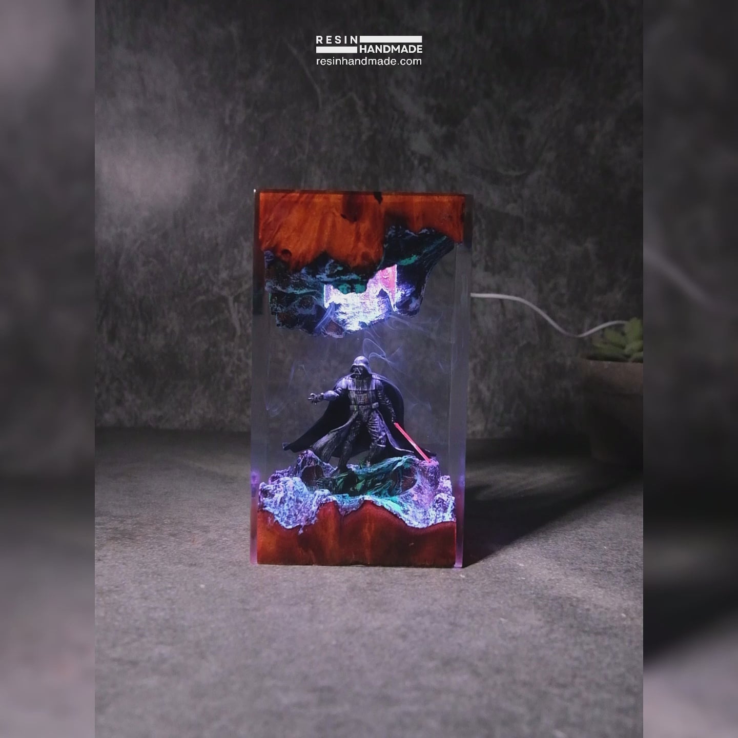 DARTH VADER Star Wars Resin Handmade Lamp