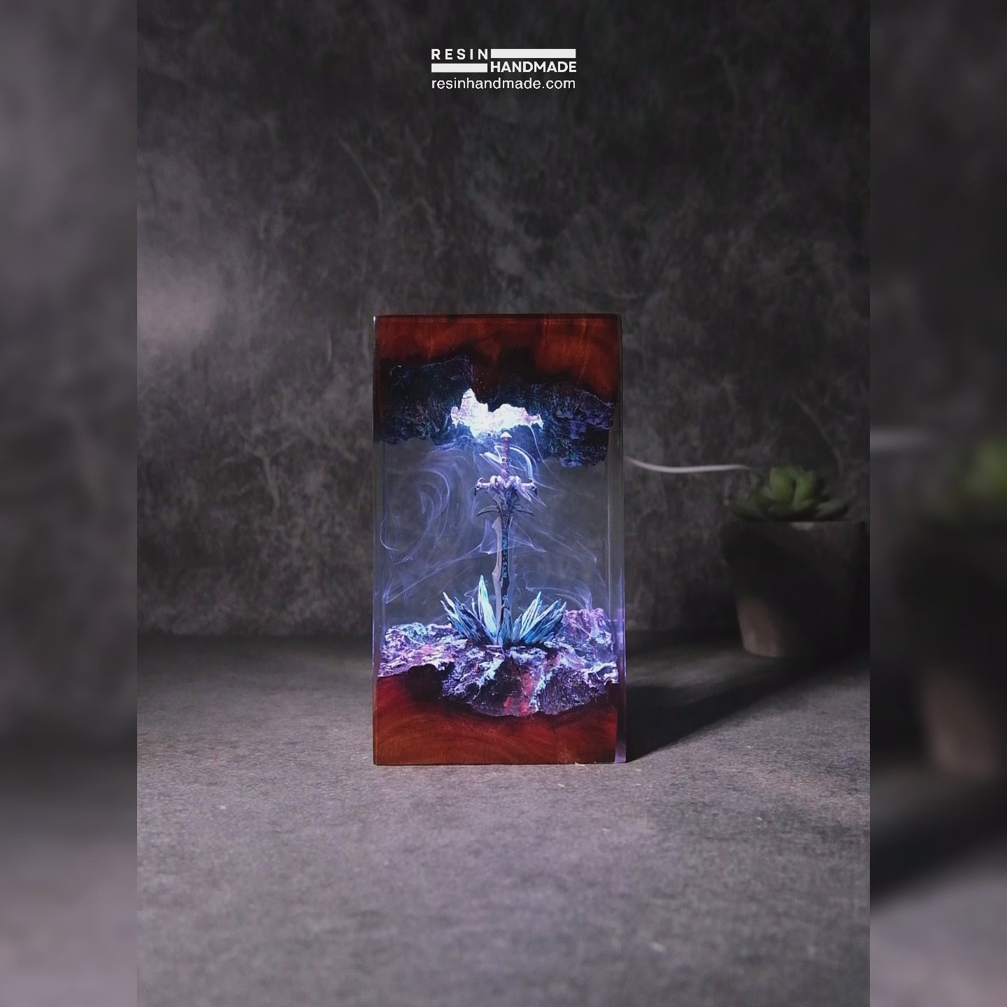 Frostmourne World of Warcraft Resin Handmade Lamp