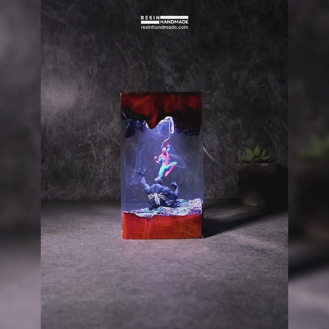 SPIDER-MAN Resin Handmade Lamp