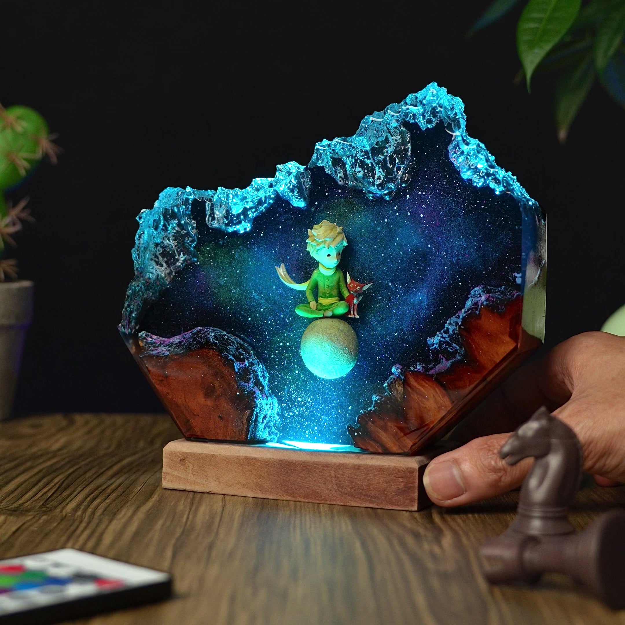 The Little Prince Resin Handmade Lamp