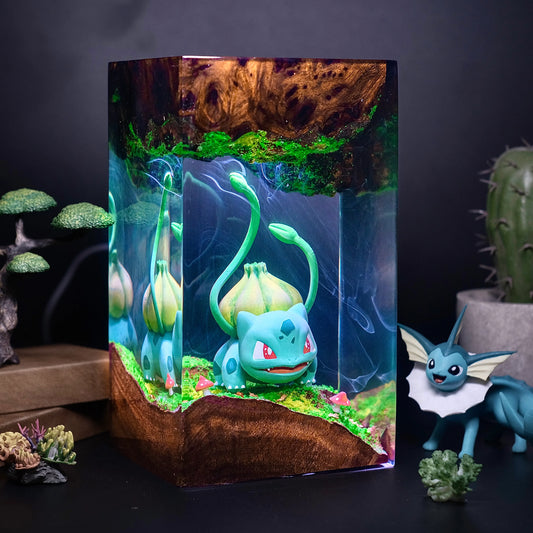 BULBASAUR Pokemon Resin Handmade Lamp