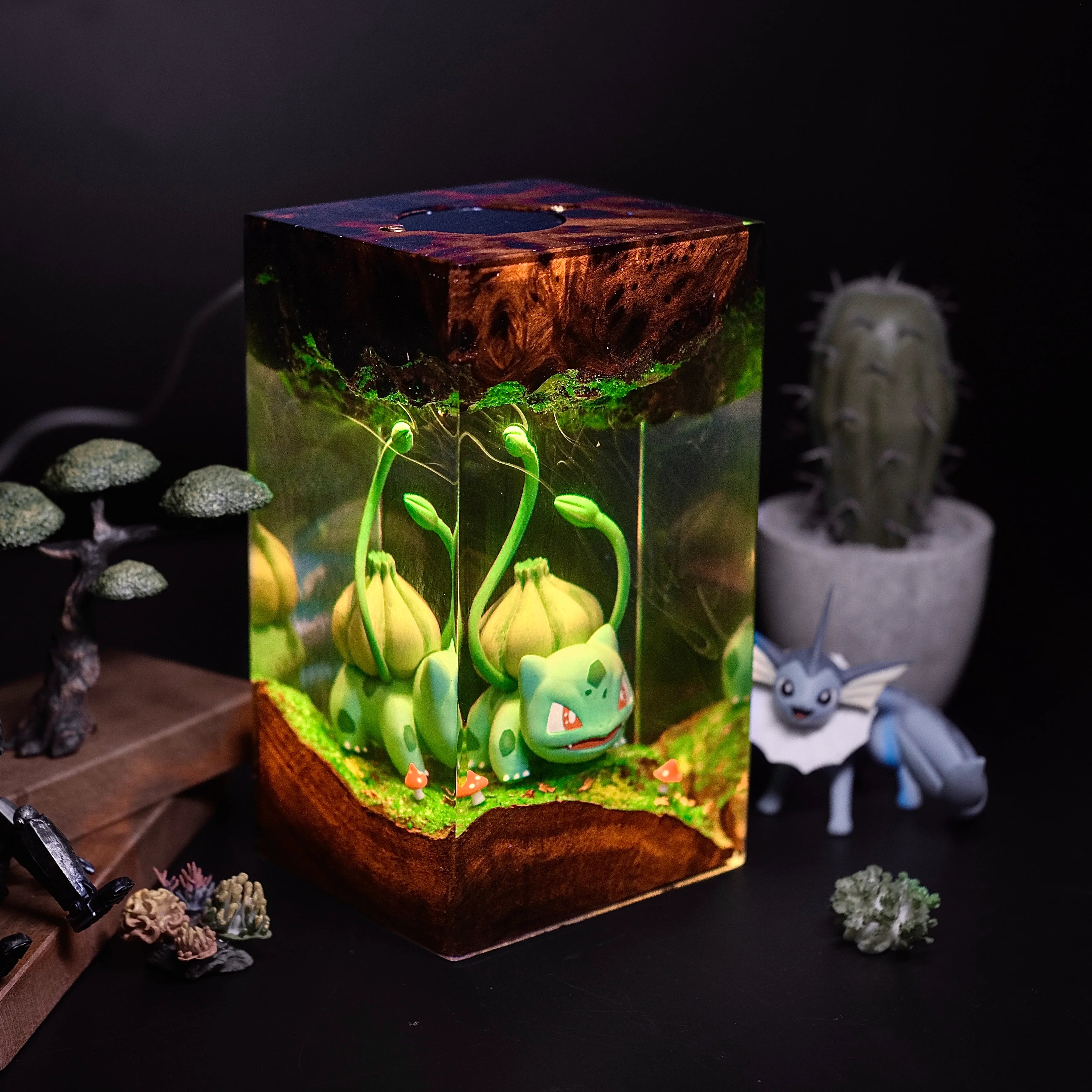 BULBASAUR Pokemon Resin Handmade Lamp