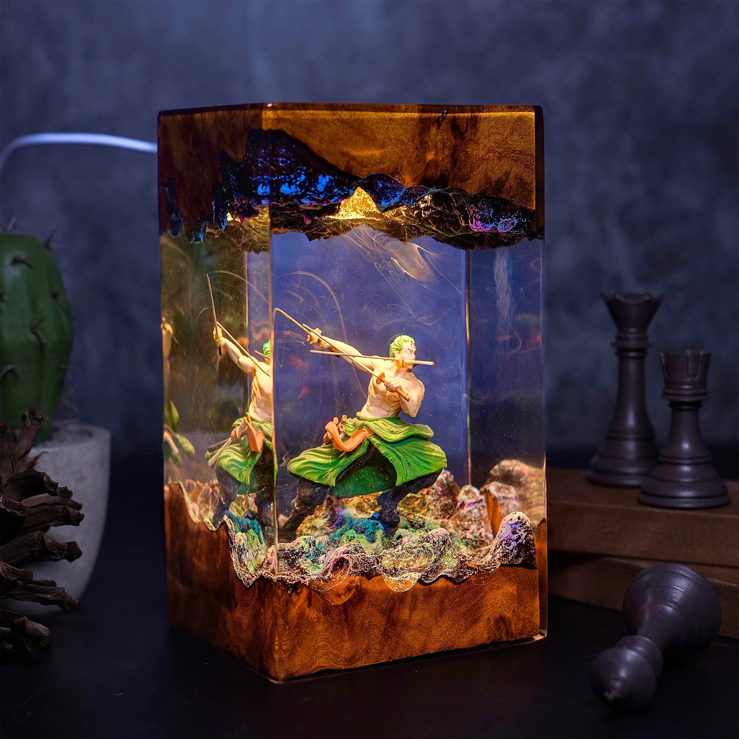 ZORO One Piece Resin Handmade Lamp