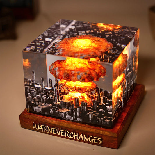 Big Bang In The City Resin Handmade Lamp