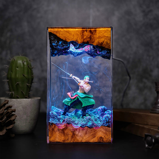 ZORO One Piece Resin Handmade Lamp